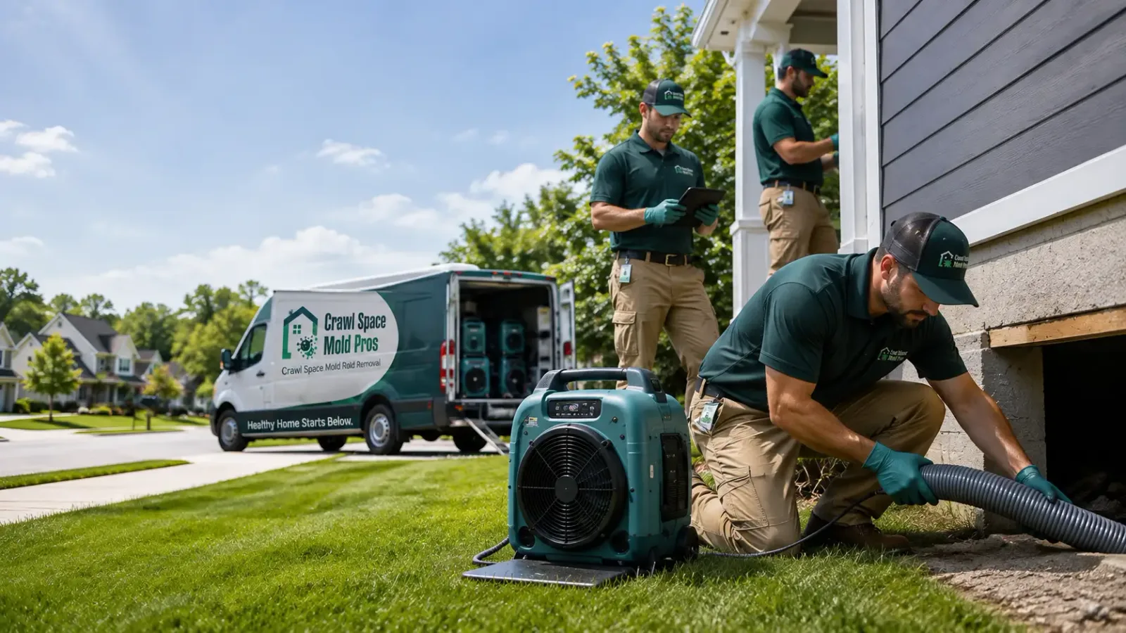 Crawl Space Mold Removal in Fifield, WI